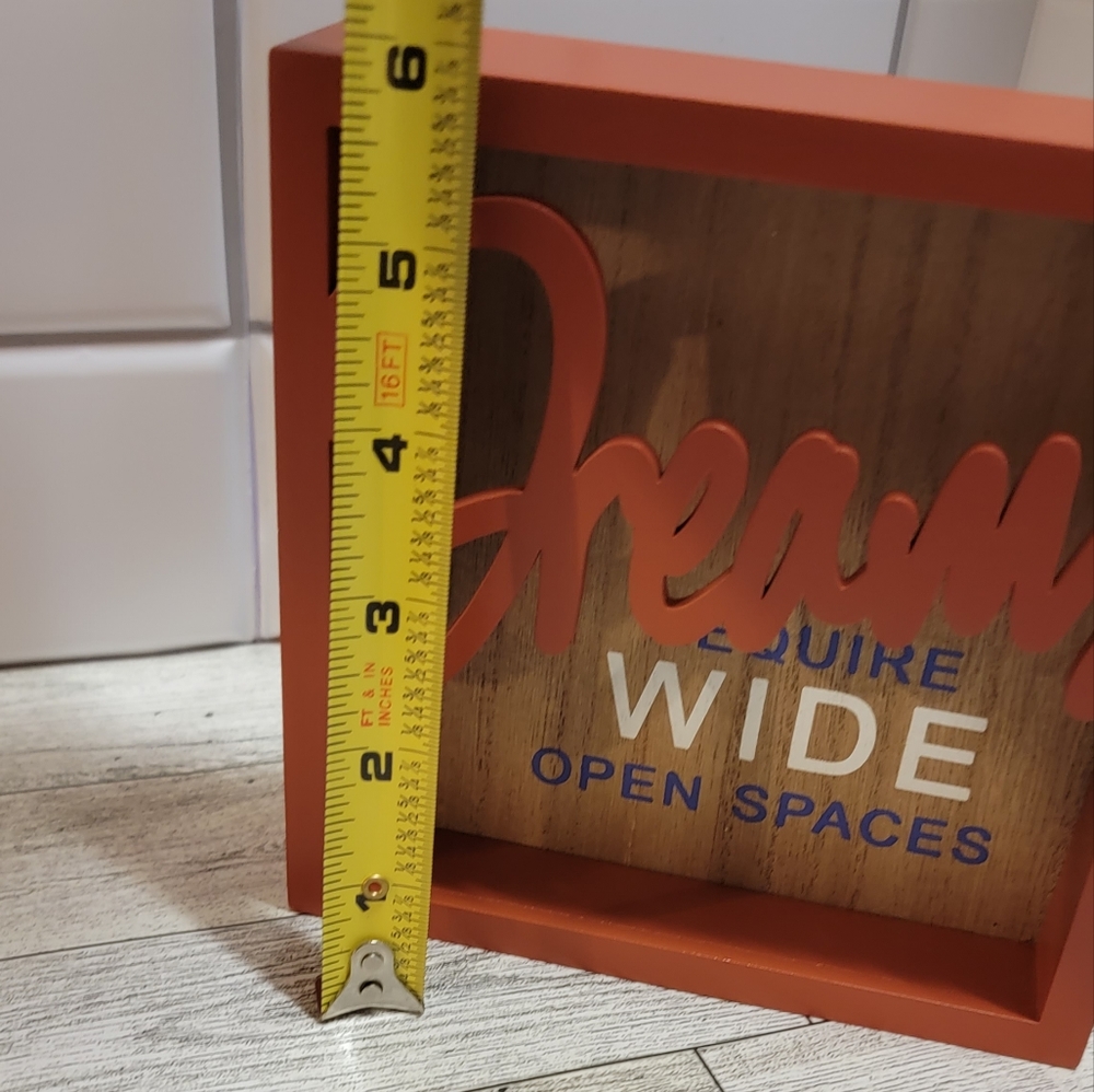 New Wooden desk decor inspirational sayings. Dreams... - Picture 2 of 3